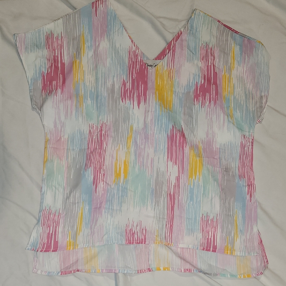 Vibrant Abstract Women's Blouse